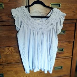 🌺We The Free Coconut Ruffle Top🌺